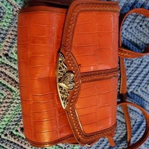 Faux leather fabric purse